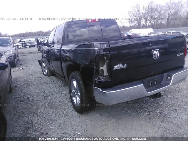 1C6RR7LG3ES202722 - 2014 RAM 1500 SLT BLACK photo 3