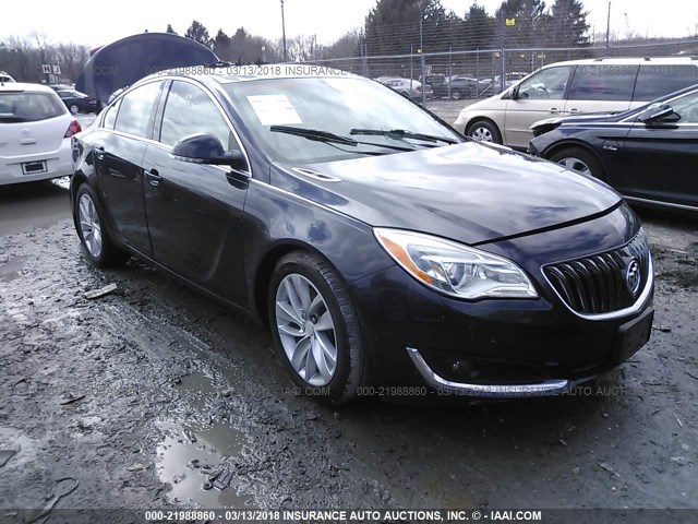 2G4GK5EX6E9266255 - 2014 BUICK REGAL BLACK photo 1
