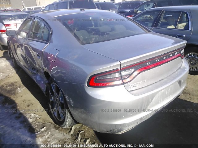 2C3CDXFG7FH787620 - 2015 DODGE CHARGER SE GRAY photo 8