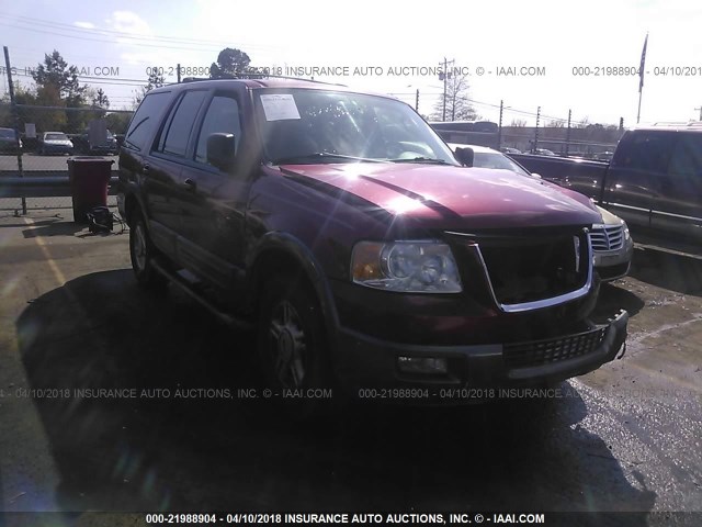 1FMRU15WX4LB71126 - 2004 FORD EXPEDITION XLT წითელი ფოტო 1