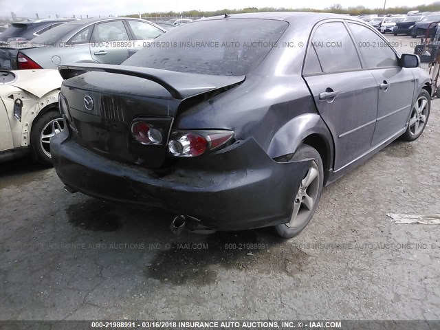 1YVHP80C975M08737 - 2007 MAZDA 6 I Dark Blue photo 4