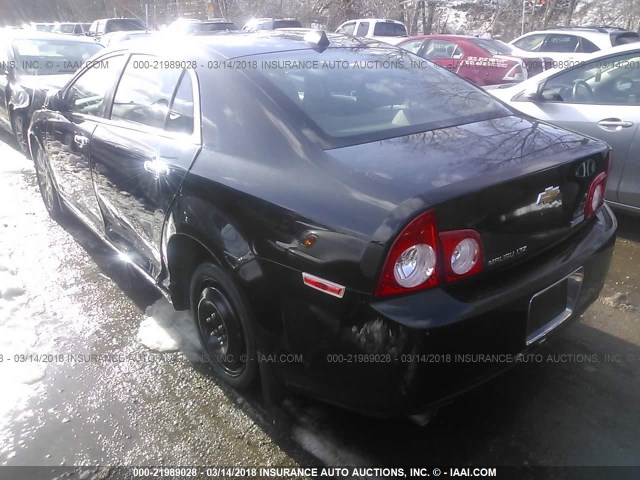 1G1ZG5E71CF369207 - 2012 CHEVROLET MALIBU LTZ BLACK photo 3