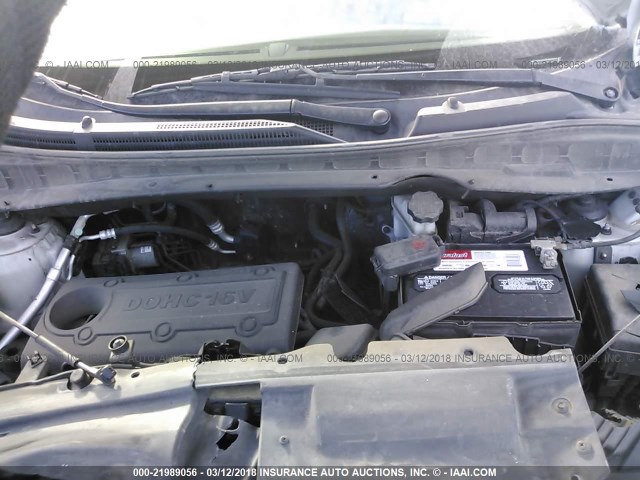 KM8JUCAC3CU431086 - 2012 HYUNDAI TUCSON GLS/LIMITED ვერცხლისფერი ფოტო 10