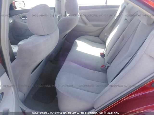 4T1BF3EK4BU738619 - 2011 TOYOTA CAMRY SE/LE/XLE Красный фото 8