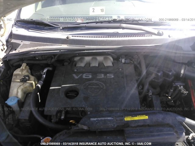 5N1BV28U09N106070 - 2009 NISSAN QUEST S/SE/SL SILVER photo 10