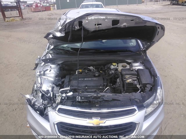 1G1PA5SG1G7169795 - 2016 CHEVROLET CRUZE LIMITED L SILVER photo 10