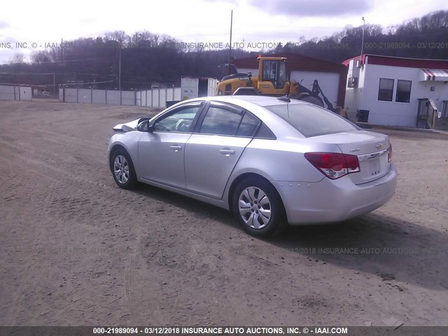 1G1PA5SG1G7169795 - 2016 CHEVROLET CRUZE LIMITED L SILVER photo 3