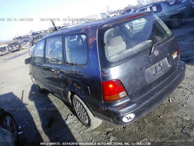 JHMRA1867TC013591 - 1996 HONDA ODYSSEY LX BLUE photo 3