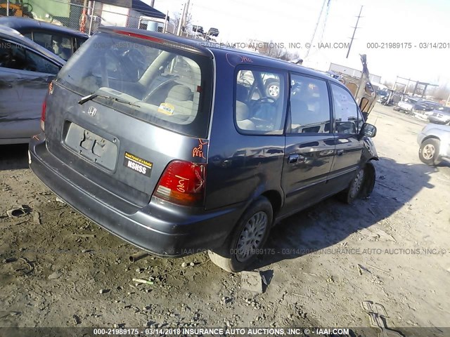 JHMRA1867TC013591 - 1996 HONDA ODYSSEY LX BLUE photo 4