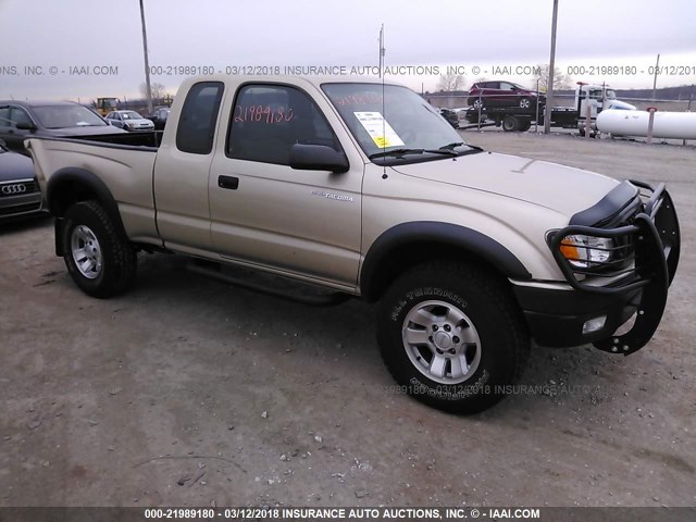 5TESM92N12Z889355 - 2002 TOYOTA TACOMA XTRACAB PRERUNNER TAN photo 1