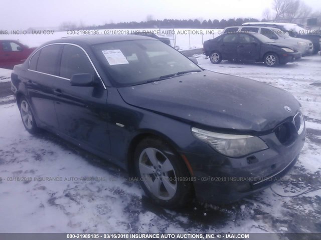 WBANV13578CZ55793 - 2008 BMW 528 XI GRAY photo 1