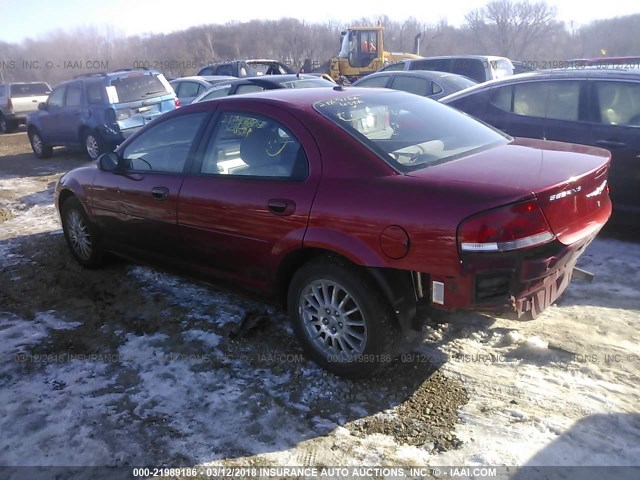 1C3EL56R36N212567 - 2006 CHRYSLER SEBRING TOURING RED photo 3