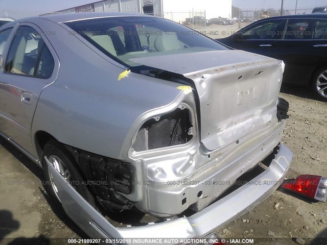 YV1RS612952483367 - 2005 VOLVO S60 SILVER photo 6