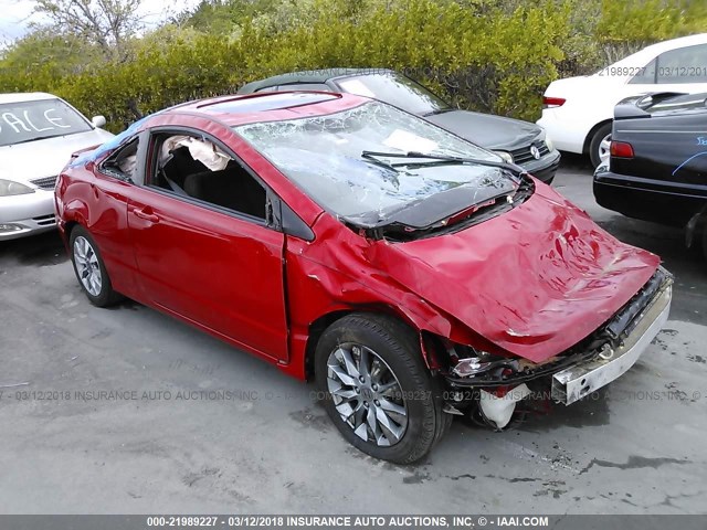 2HGFG1B88AH505815 - 2010 HONDA CIVIC EX RED photo 1