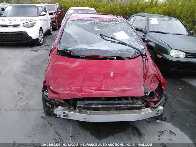 2HGFG1B88AH505815 - 2010 HONDA CIVIC EX RED photo 6