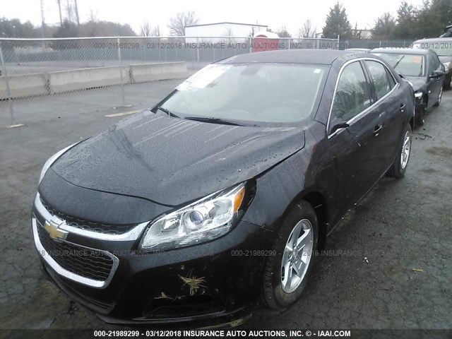 1G11C5SL2FF281569 - 2015 CHEVROLET MALIBU 1LT 黑色 照片 2
