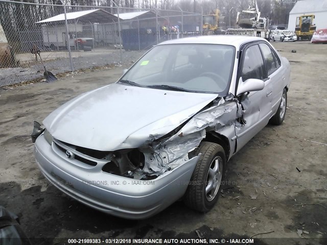 2T1BR12E8XC180504 - 1999 TOYOTA COROLLA VE/CE/LE SILVER photo 2