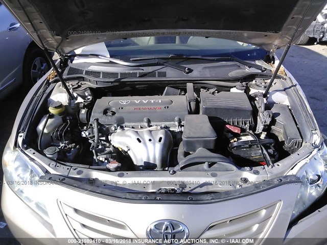 4T1BE46K68U775879 - 2008 TOYOTA CAMRY CE/LE/XLE/SE BEIGE photo 10