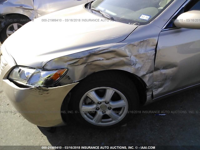 4T1BE46K68U775879 - 2008 TOYOTA CAMRY CE/LE/XLE/SE BEIGE photo 6