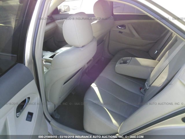4T1BE46K68U775879 - 2008 TOYOTA CAMRY CE/LE/XLE/SE BEIGE photo 8