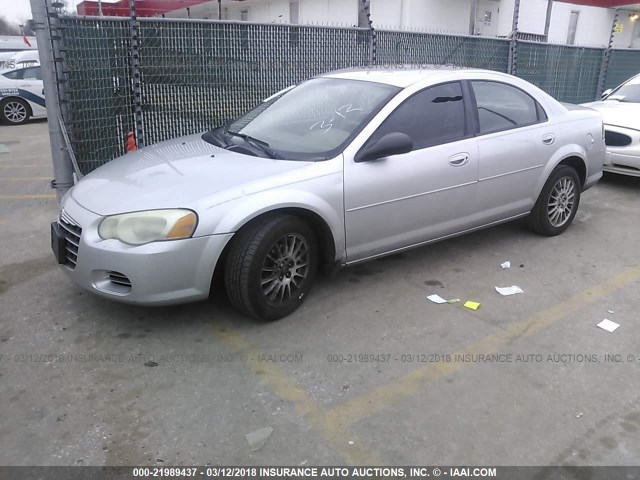 1C3EL56R76N146377 - 2006 CHRYSLER SEBRING TOURING SILVER photo 2