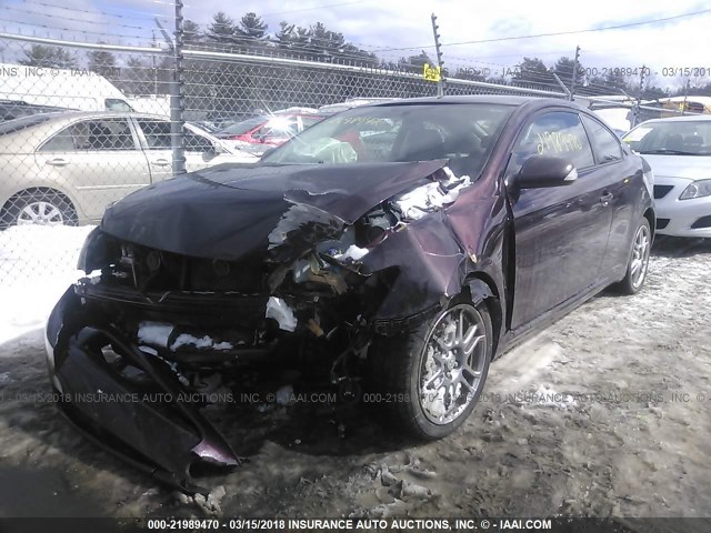 JTKDE167X80248953 - 2008 TOYOTA SCION TC 紫色 照片 2