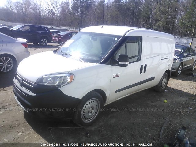 ZFBERFAT3G6B92258 - 2016 RAM PROMASTER CITY  WHITE photo 2