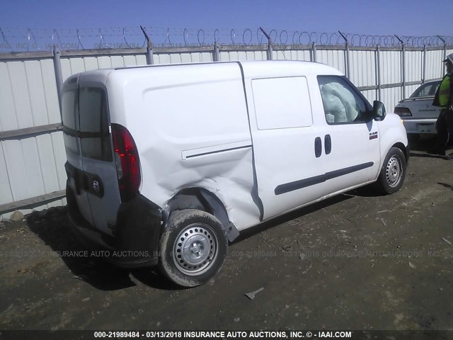 ZFBERFAT3G6B92258 - 2016 RAM PROMASTER CITY  WHITE photo 4