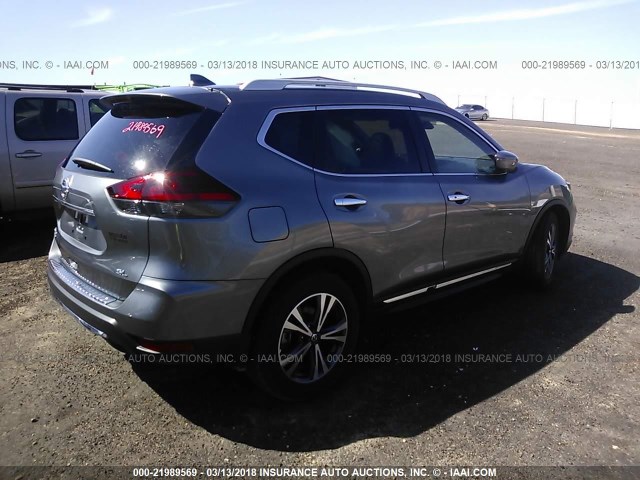 5N1AT2MT4HC850666 - 2017 NISSAN ROGUE S/SL GRAY photo 4