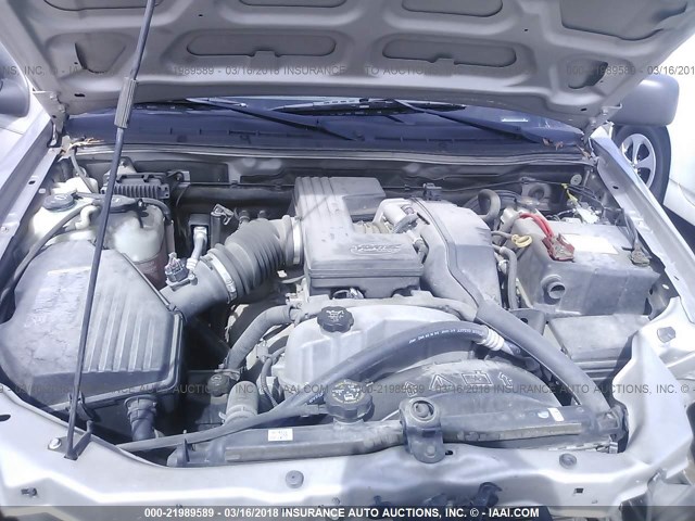 1GCDS19E078103821 - 2007 CHEVROLET COLORADO GRAY photo 10