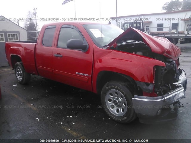 1GTEC19C18Z163845 - 2008 GMC SIERRA C1500 RED photo 1