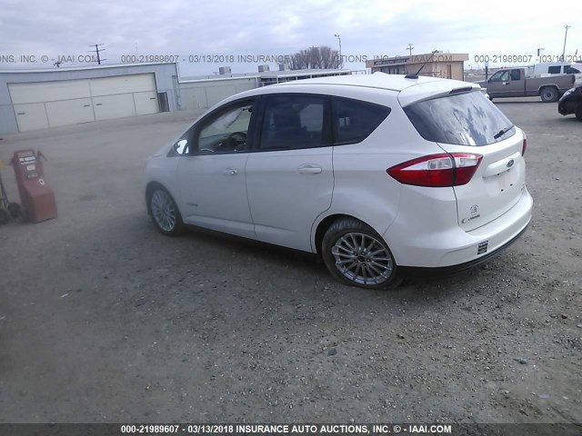 1FADP5AU6DL511704 - 2013 FORD C-MAX SE WHITE photo 3