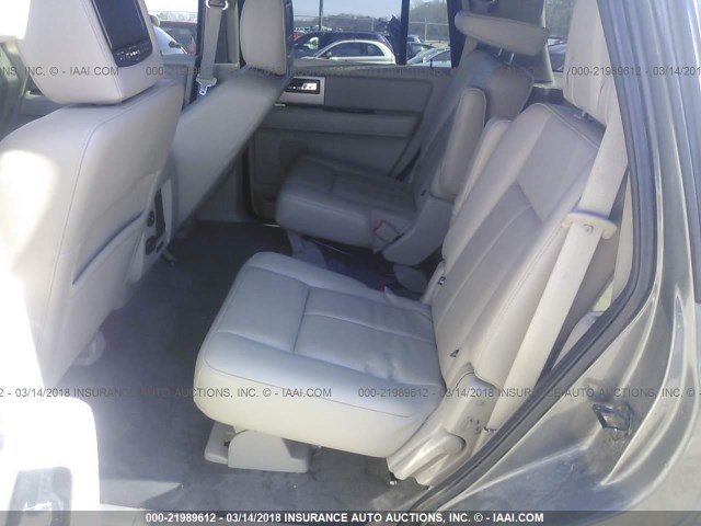 1FMJU1K52EEF53021 - 2014 FORD EXPEDITION LIMITED GRAY photo 8