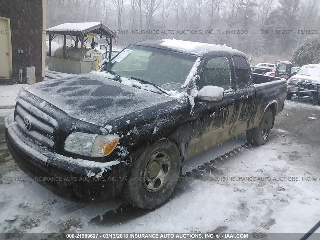 5TBBT44105S466485 - 2005 TOYOTA TUNDRA ACCESS CAB SR5 BLACK photo 2