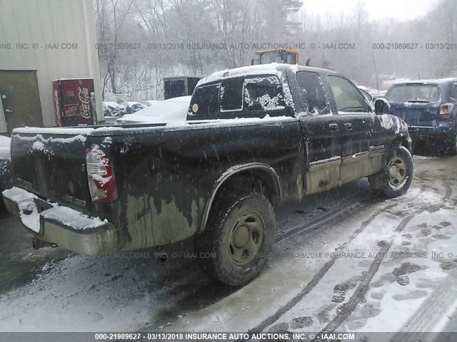 5TBBT44105S466485 - 2005 TOYOTA TUNDRA ACCESS CAB SR5 BLACK photo 4