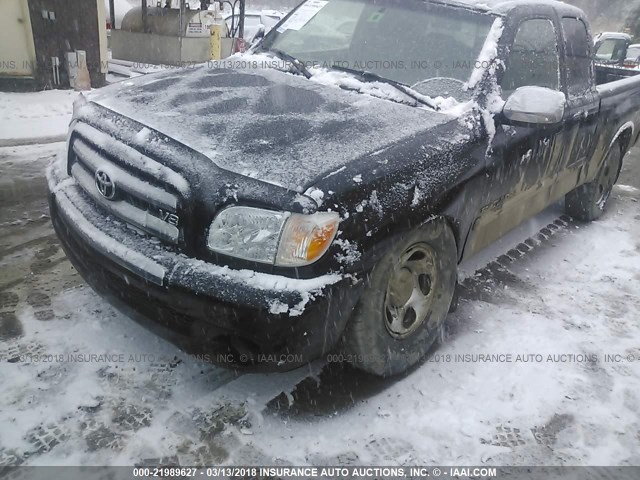 5TBBT44105S466485 - 2005 TOYOTA TUNDRA ACCESS CAB SR5 BLACK photo 6