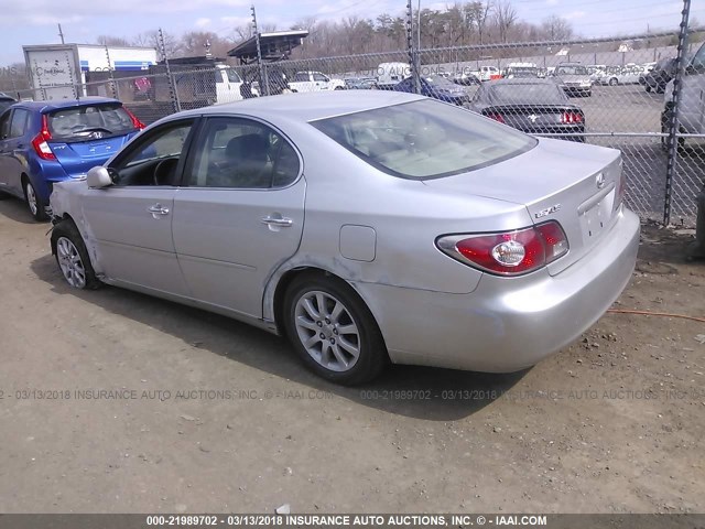 JTHBF30G125036404 - 2002 LEXUS ES 300 GRAY photo 3