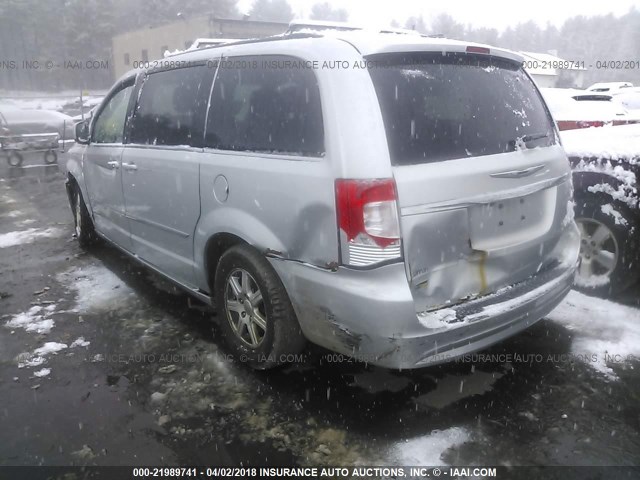 2A4RR5DG4BR638076 - 2011 CHRYSLER TOWN & COUNTRY TOURING SILVER photo 3