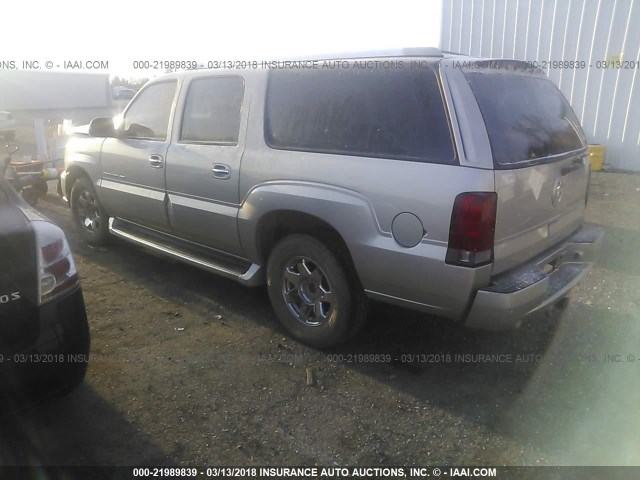 3GYFK66N74G167705 - 2004 CADILLAC ESCALADE ESV SILVER photo 3