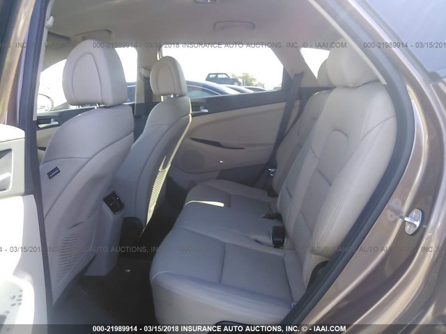KM8J33A45HU409464 - 2017 HYUNDAI TUCSON LIMITED/SPORT AND ECO/SE BROWN photo 8