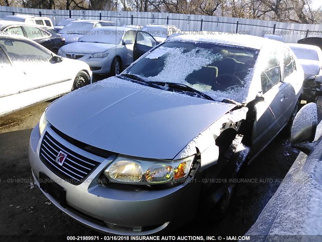 1G8AL55B27Z165468 - 2007 SATURN ION LEVEL 3 SILVER photo 2