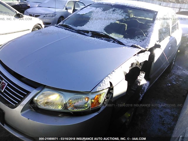 1G8AL55B27Z165468 - 2007 SATURN ION LEVEL 3 SILVER photo 6
