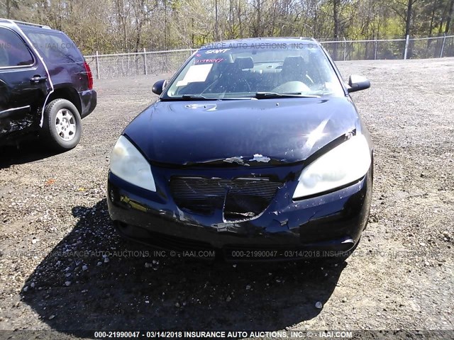 1G2ZH528754109611 - 2005 PONTIAC G6 GT BLACK photo 6