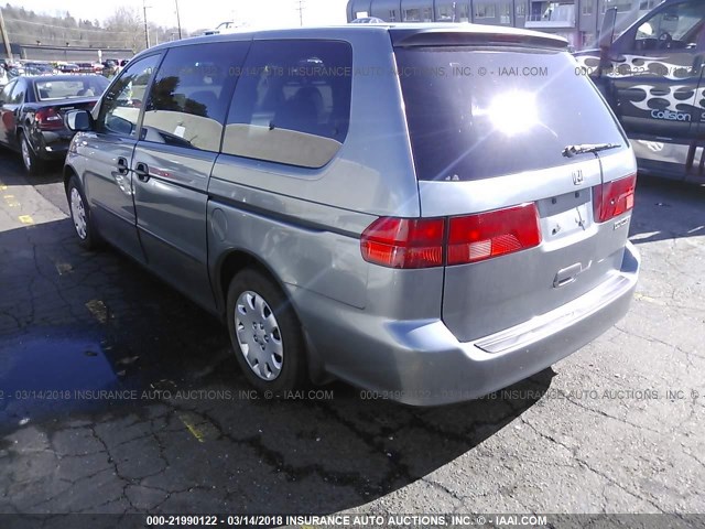 2HKRL185XYH519091 - 2000 HONDA ODYSSEY LX GRAY photo 3