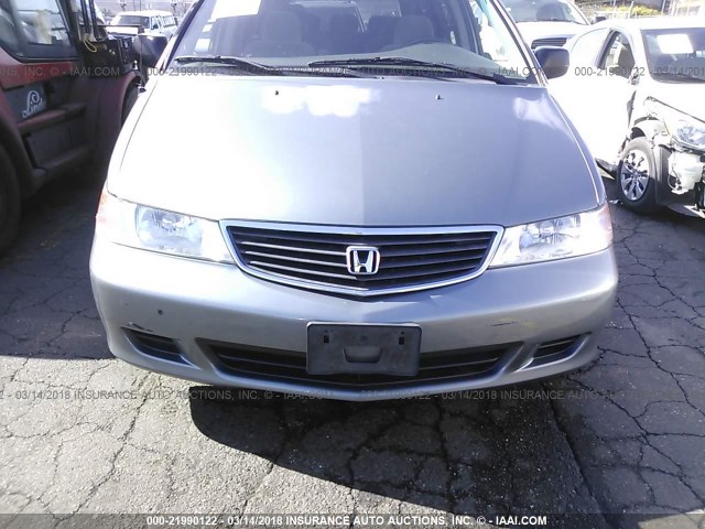 2HKRL185XYH519091 - 2000 HONDA ODYSSEY LX GRAY photo 6