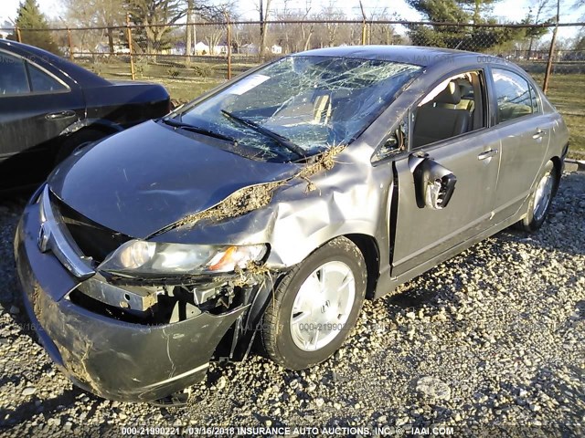 JHMFA36288S025020 - 2008 HONDA CIVIC HYBRID TAN photo 2