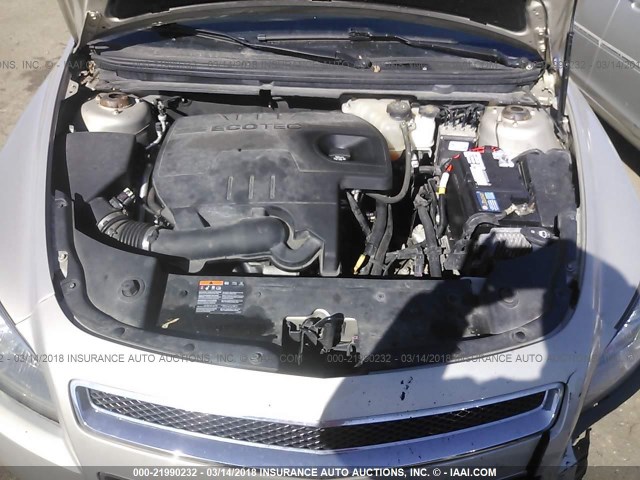 1G1ZB5E05CF200194 - 2012 CHEVROLET MALIBU LS ოქროსფერი ფოტო 10