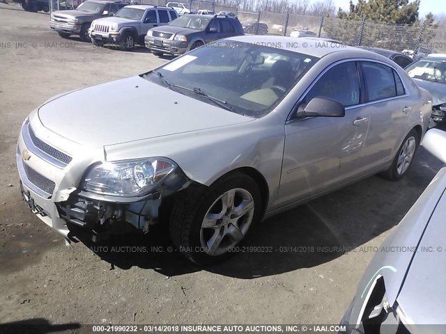 1G1ZB5E05CF200194 - 2012 CHEVROLET MALIBU LS ოქროსფერი ფოტო 2