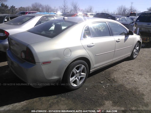 1G1ZB5E05CF200194 - 2012 CHEVROLET MALIBU LS ოქროსფერი ფოტო 4