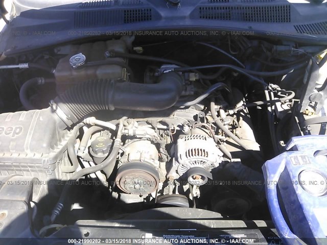 1J4GK48K25W564771 - 2005 JEEP LIBERTY SPORT 蓝色 照片 10